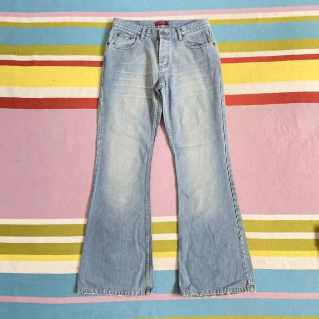 Y2K EARLY 2000S Vintage River Island Boyfriend Bootcut Blue Jeans 12 ...