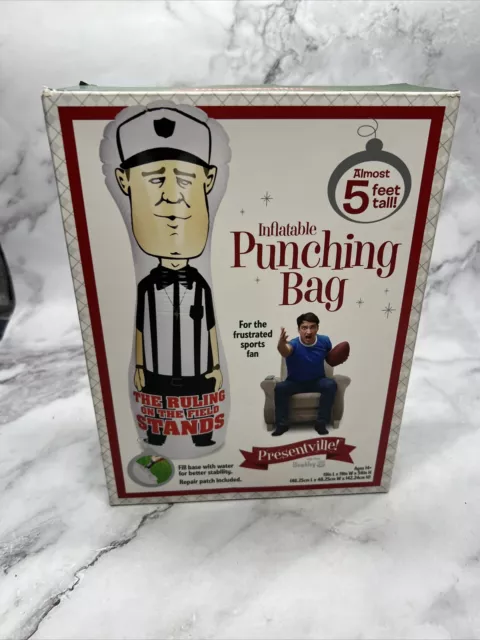 Wembley Inflatable Referee Punching Bag New in Box Almost 5 Ft. Tall.  D