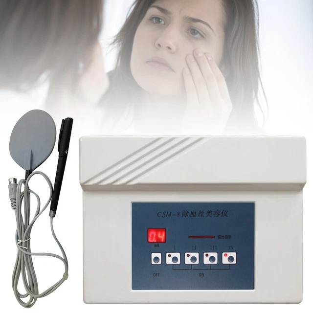 HIGH FREQUENCY SPIDER Veins Removal Anti Redness Machine Red Blood