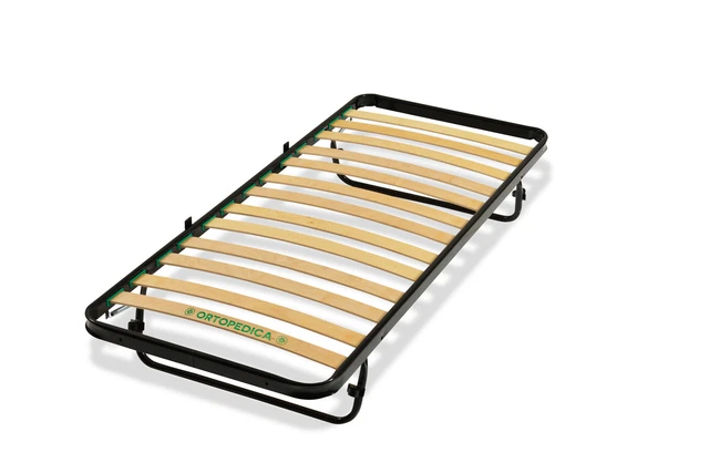 Rete Per Letto A Doghe  80 X 185 Cm Ortopedica Apribile Estraibile Pieghevole
