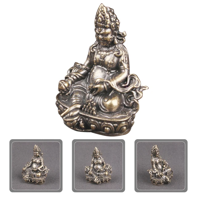 Brass Caishen Good Luck Buddha Collectibles Figurines