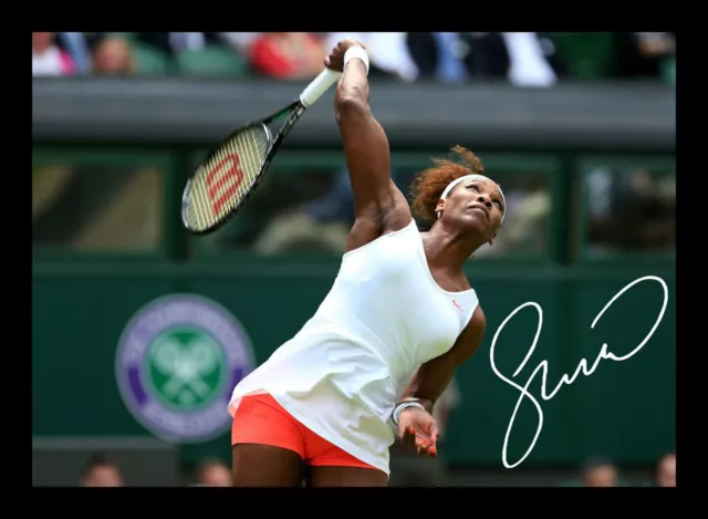 Serena Williams Autograph Signed & Framed Photo