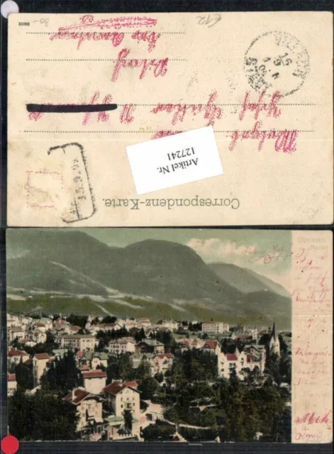 127241,Trentino Obermais bei Meran Merano 1900
