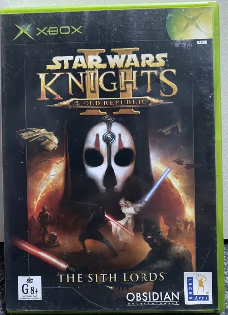 Star Wars Knights of the Old Republic 2 II Microsoft Xbox Original PAL