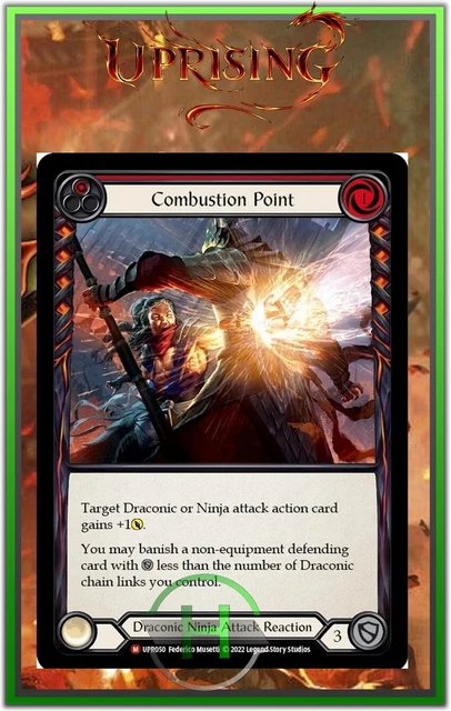 Combustion Point Red - FAB:Uprising - UPR050 - Carte Officielle Anglaise