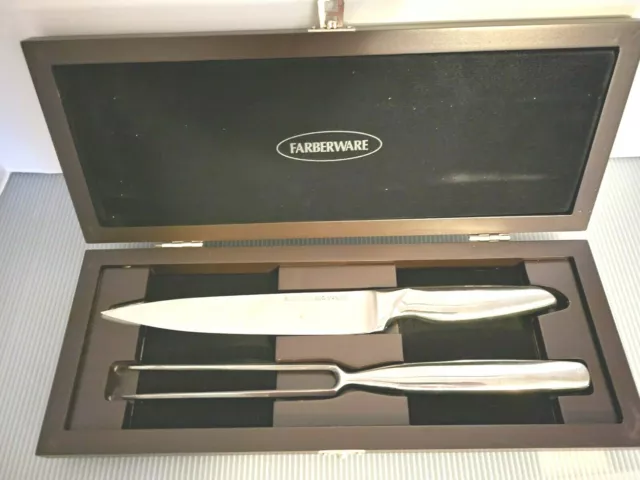 Farberware Platinum 12 pc Stainless Steel Cutlery Set FPP12P Black New In  Box