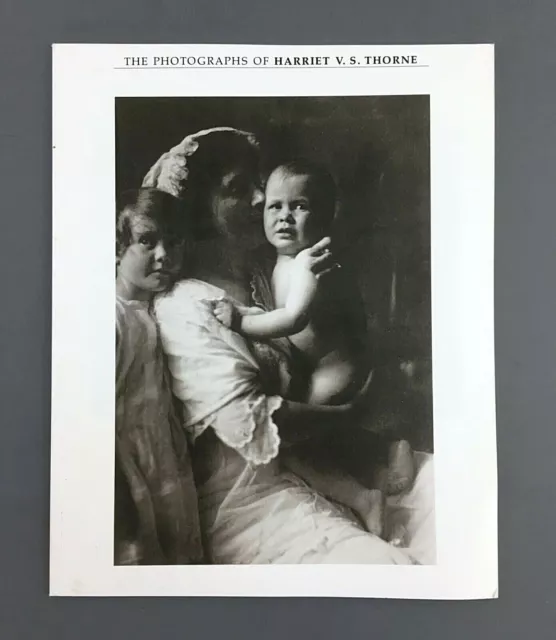 Harriet V. S. Thorne Photographs Art Exhibition Catalog Yale University 1979 Vtg