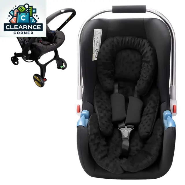 2-In-1 Reversible Infant Car Seat Insert, 3D Air Mesh Carseat Head Support for N