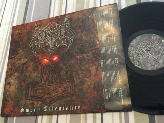 UNLEASHED sworn allegiance LP 2004 Century Media ‎– 77524-1  ‎rf