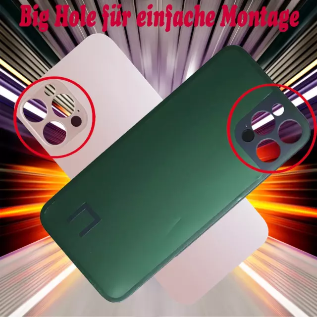 HX Big Hole Couvercle Pour IPHONE 12 Pro Coque Arrière Ruckcover
