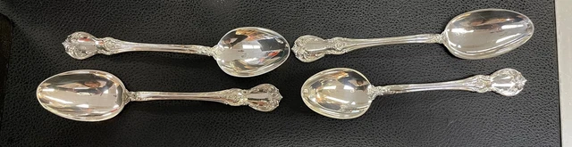 Sterling Towle Old Master Place / Oval Soup Spoons - Set of 4