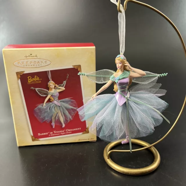 Hallmark 2004 Barbie as Titania Midsummer Night's Dream Keepsake Ornament Fairy