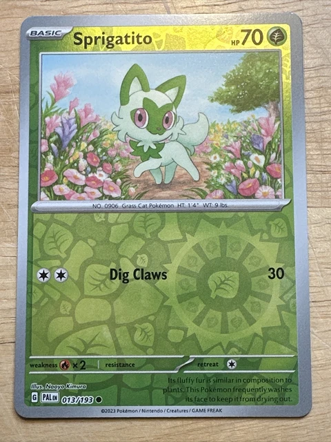 holographic sprigatito card Pokemon Card】SPRIGATITO EX【-】(757/742) (MC) Japanese Single Card – Fandom  Tokyo main image 1