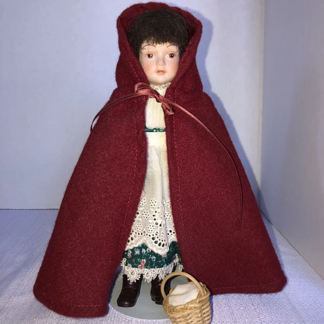 Avon Little Red Riding Hood Porcelain Doll 1985 - 8” - No Box