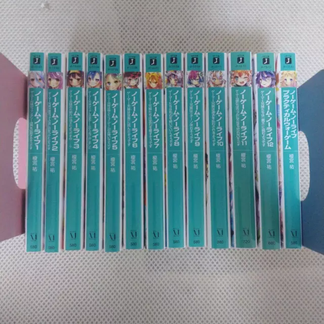 No Game No Life Vol.1-12 + Extra 13 books Latest Full Set Light Novel 73