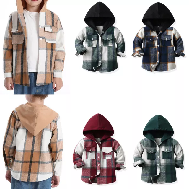 Toddler Baby Girls Cardigan Solid Color Outerwear Casual T-shirt Jacket Tops 3