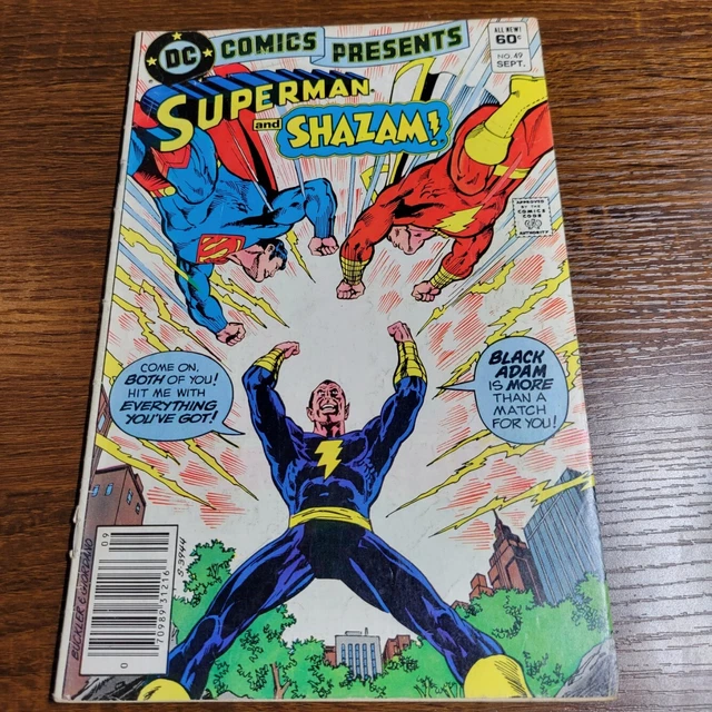 DC Comics Presents # 49. Superman & Shazam Battle Black Adam. DC Comics.