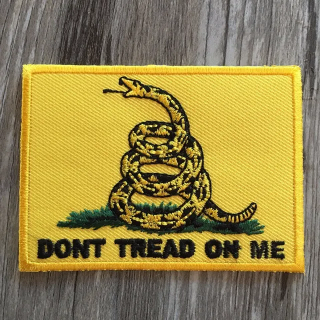 Gadsden Don't Tread On Me Patch, Yellow