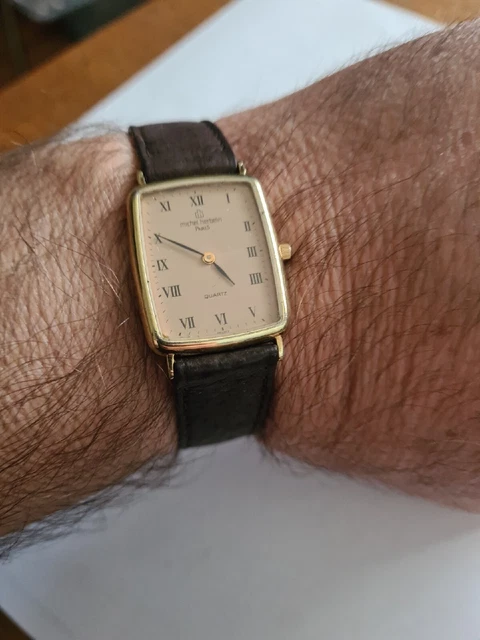 vintage montre Michel Herbelin ultra Plate Plaqué OR quartz SWISS MADE vintage montre Michel Herbelin ultra Plate Plaqué OR quartz SWISS MADE