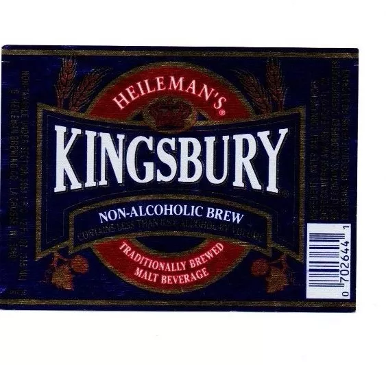 USA - Beer Label - G. Heileman Brewing Co, La Crosse, WI - Kingsbury