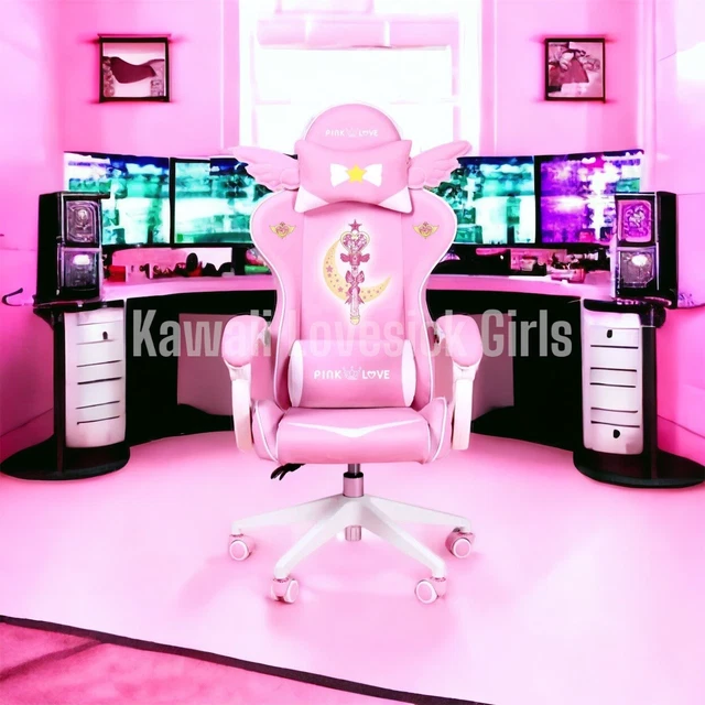 NEW SAILOR MOON USAGI Gaming Adjustable Office Computer Swivel Lift