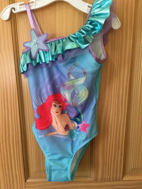 NWT Disney Store Ariel Swimsuit Little Mermaid Girls 4,5/6,7/8,9/10