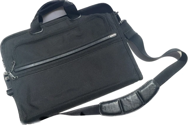 Tumi Ballistic Black Nylon Computer Laptop Briefcase 26111D4