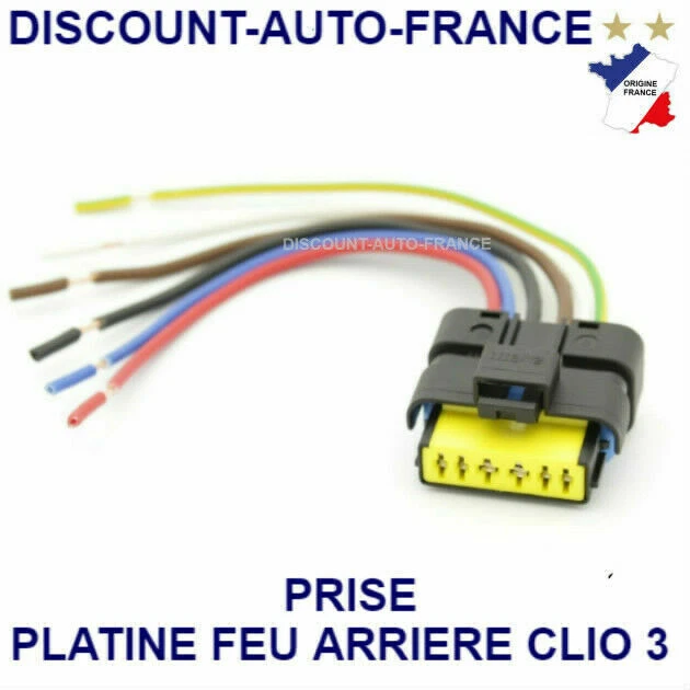 Connecteurs Faisceau Feux Arrière Dodge/Chrysler/Jeep - Lot De 2, Câble 15 Cm, Référence 5013984AA - Compatible Modèles 1997-2010, Pour Réparation Ou Modification