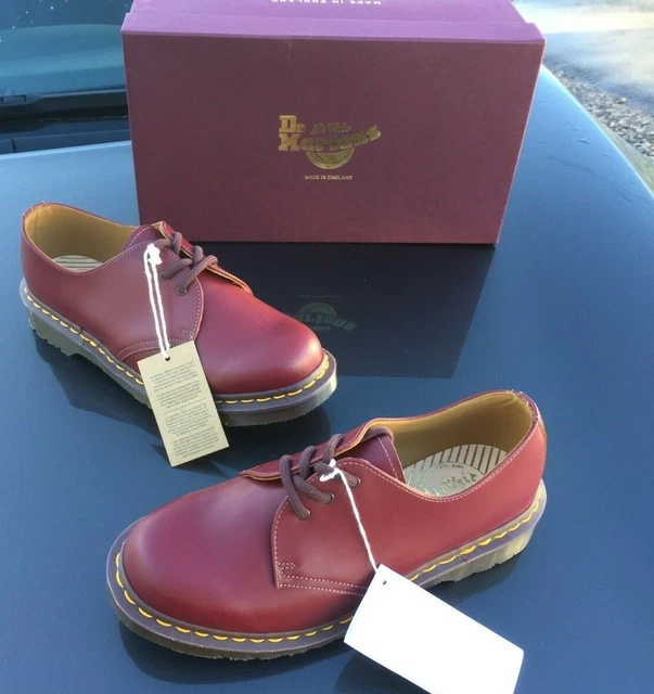 Scarpe in pelle Dr Martens 1461 Oxblood UK 6,5 EU 40 Made in England unisex
