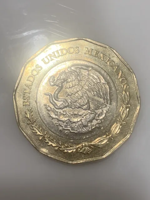 Mexico 20 Pesos Bimetallic Coin 2021 Bicentennial of Mexican Independence UNC.