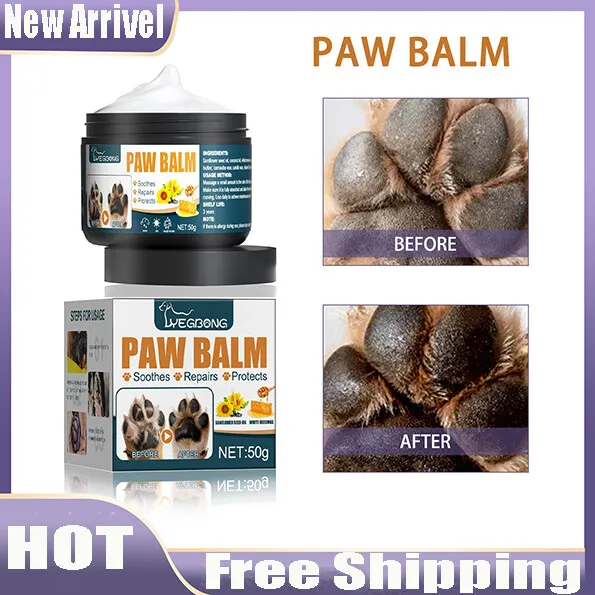 Pet Paw Balm Dog Cat Dry Cracked Soother Protector Repair Crème Hydratante / ₣ 3