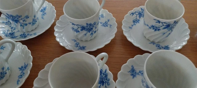 service de 6 tasses a café HAVILAND LIMOGES