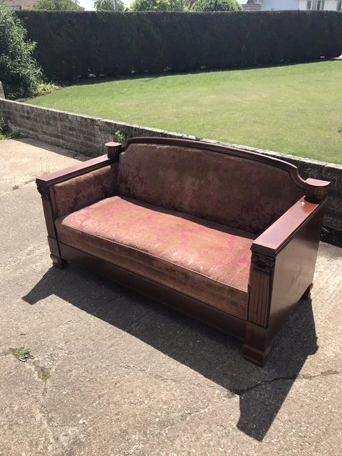 antique mahogany sette/ sofa