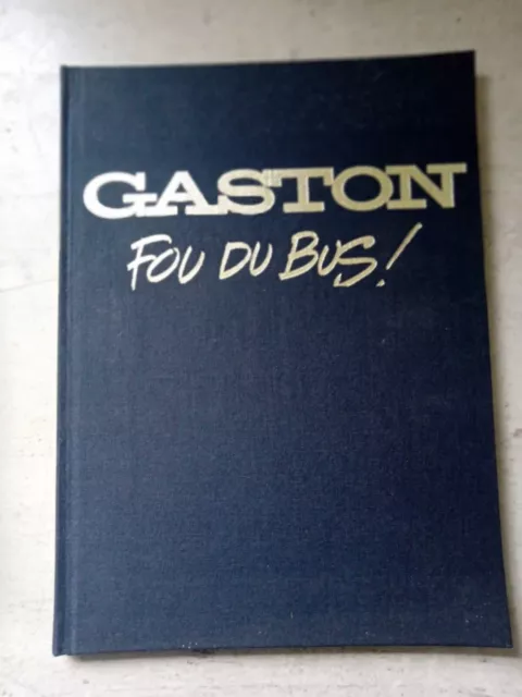 BD Gaston fou du bus, Franquin, Tirage tête, luxe, pub, publicitaire, toilé