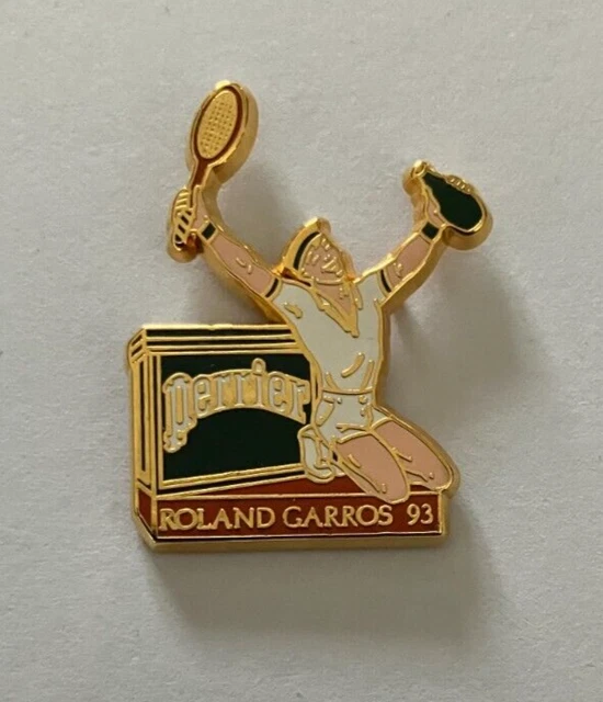 Pin's Roland Garros 1993 / pneus Dunlop (zamac signé Arthus Bertrand