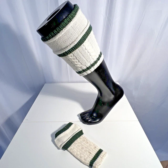 Med Hand Knit Loferl German Socks Oktoberfest Traditional Trachten Wadenstrümpfe