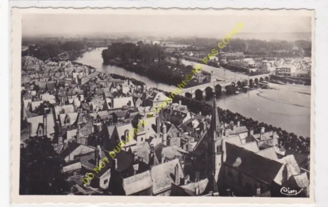CPSM 37500 CHINON General View Taken from the Castle Edit COMBIER