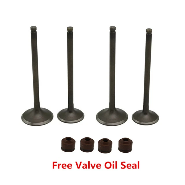 Kit 2 Paia Valvole di Ingresso & Scarico per Suzuki DR250 1990-1995 AN250 1998-2007