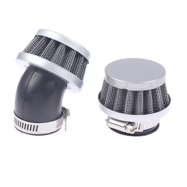 Motorcycle Air Filters 35mm Dirt Pit Bike Straight Curved Right Mini Air Filter[