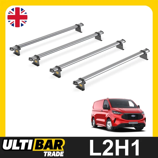 NV200 2009-2022 Roof Bars | 3 ULTI Bar Trade SB282-3 By Van Guard - View #3