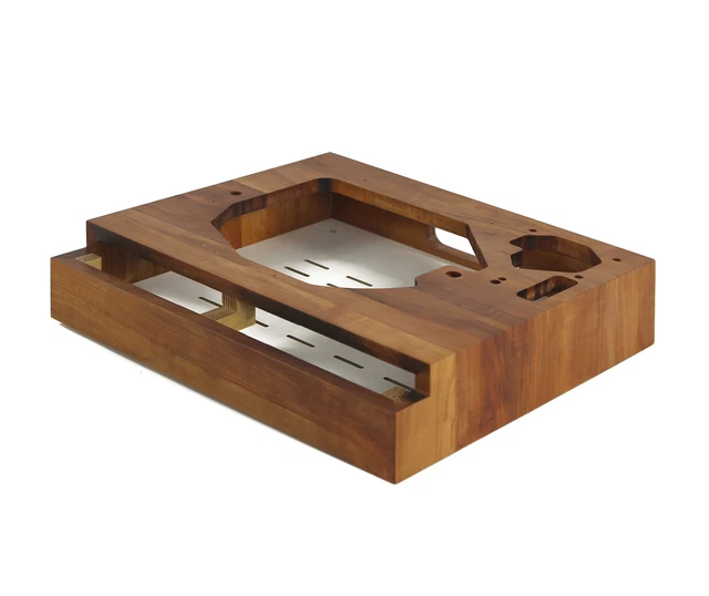 Socle Pour Platine Denon DP-47F – Couleur Acajou Métallisé – Made In Germany