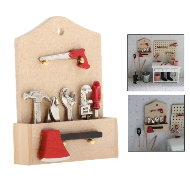 Dollhouse Hand Tool Decoration Accessory 1:12 Dollhouse Miniature Scene