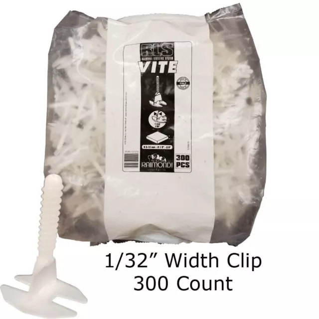 300 Clip 1/32"" joint size (1/8"" to 5/8"" tile thickness)