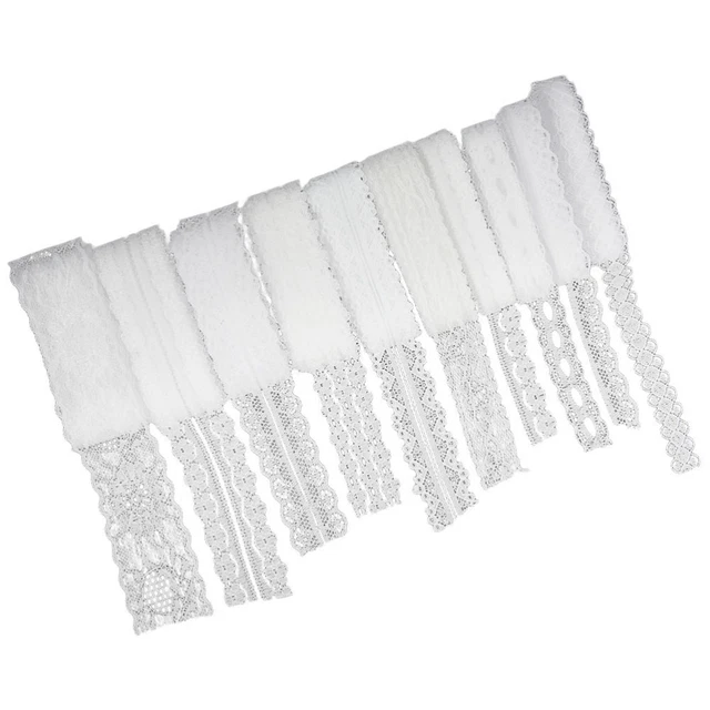 10 Pcs Ruban De Bouquets De Fleurs Embellissements Appliqués Mariage