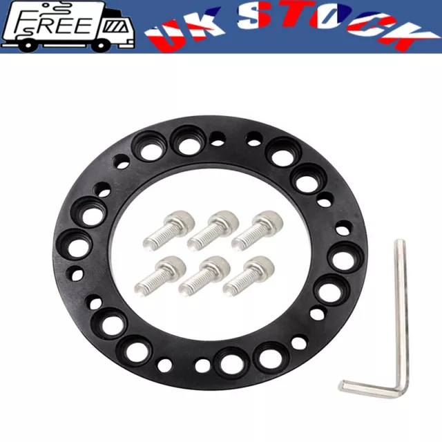 Aluminium Steering Wheel Hub boss PCD Adapter Spacer 12.5mm For Momo Nardi OMP