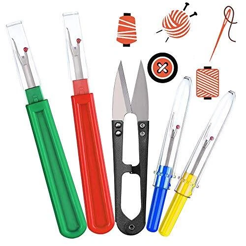 XCOZU Découseur Couture 5 Pièces Seam Ripper Kit de Dissolvant de Couture ave...