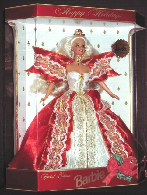 1997 HAPPY HOLIDAYS Barbie Blonde adhesion exclusive EUR 319 85 PicClick FR