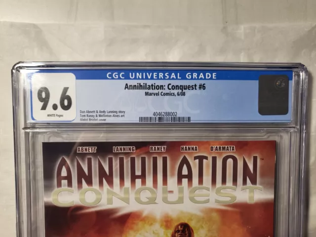 ANNIHILATION: CONQUEST #6 CGC 9.6 (2008) 1st NEW GUARDIANS OF THE GALAXY Marvel 2