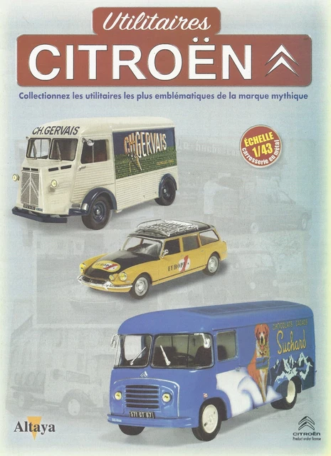 Miniature Citroën Type 350 Belphégor Dépanneuse 1968 - Altaya Ixo 1/43, Jaune