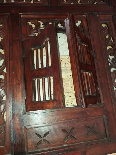facade 2 wooden doors of cabinet Henri 2 .Oak wood . 3
